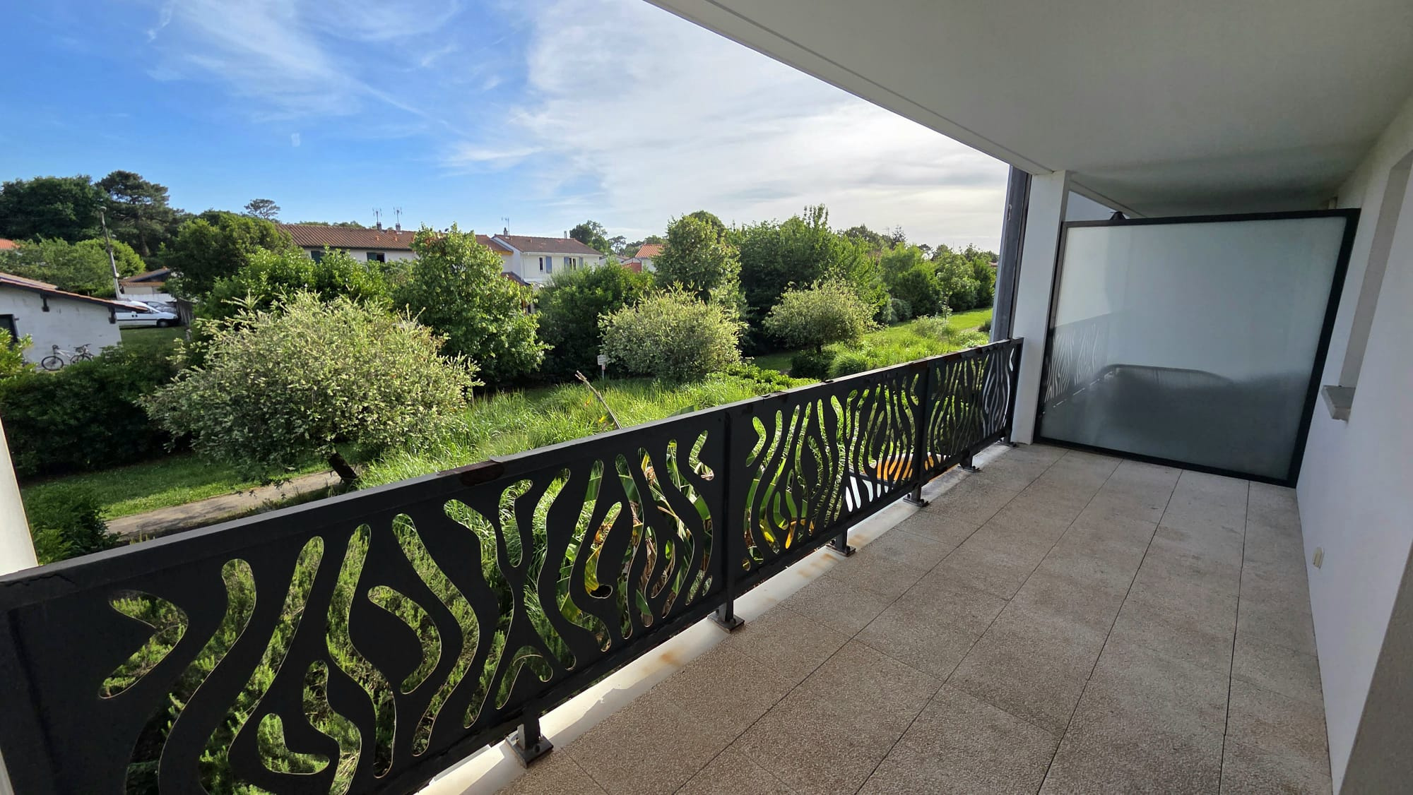 Haut Boucau   T2 de 42 m2 avec terrasse couverte de 12 m2 et