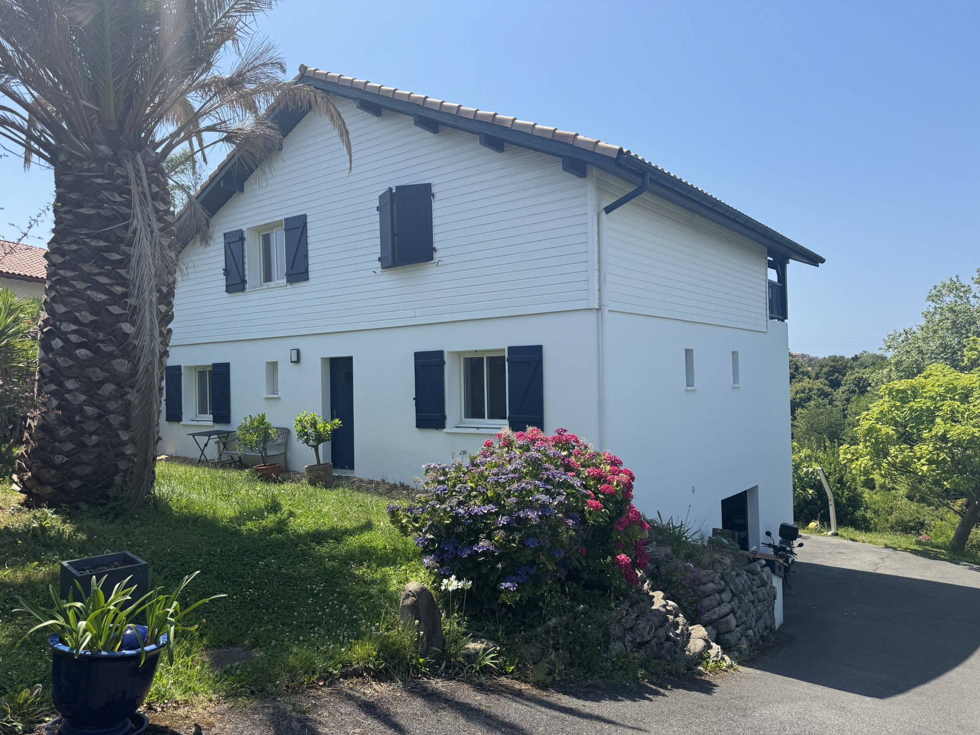 Maison familiale  avec vue dominante et aperçu océan Bidart